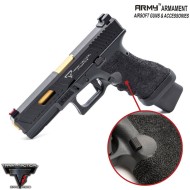 Pistola A Gas R34-2 TTI G17 Combat Master BLACK Army™ Armament® (arm-450003-bk)