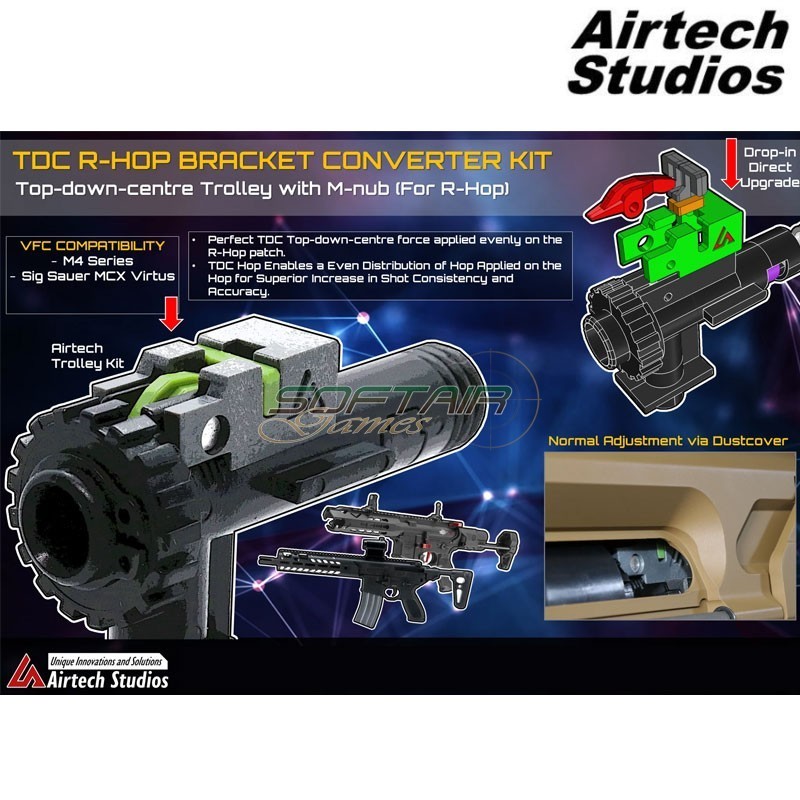 TDC Bracket Converter Kit M4 VFC Hop-up Airtech Studios (as-ait637008)