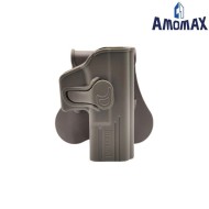 Fondina rigida G2 FDE per pistola Glock 19 Amomax (am-g19g2-fde)
