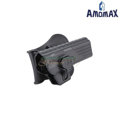 Fondina rigida G2 BLACK per pistola Glock 34 Amomax (am-g34g2-bk)