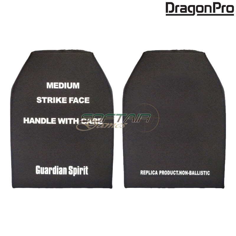 Set 2 soft dummy plates BLACK DragonPro (dra449001-bk)