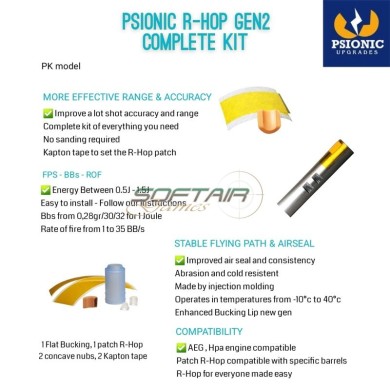 Psi Kit R-Hop N.06 per Prometheus EG Barrel 6.03mm AEG Psionic (PK-06-PEG-A2)