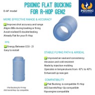 Rubber Hop-Up Flat Gen 2 R-hop for AEG/HPa Psionic (D-AF)