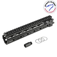 Mk18 DD Style 10.5" Rail system LC BLACK per AEG / GBB / PTW Airsoft Artisan (aa-ras-16-bk)