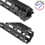 Mk18 DD Style 10.5" Rail system LC BLACK for AEG / GBB / PTW Airsoft Artisan (aa-ras-16-bk)