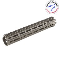 Mk18 DD Style 12.5" Rail system LC DARK EARTH per AEG / GBB / PTW Airsoft Artisan (aa-ras-20-de)