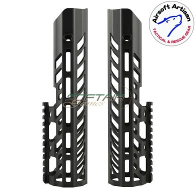 SUR300 Handguard set 10" Virtus LC BLACK per Sig MCX Airsoft Artisan (aa-mcx-06-bk)