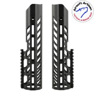 SUR300 Handguard set 10" Virtus LC BLACK per Sig MCX Airsoft Artisan (aa-mcx-06-bk)