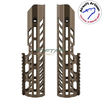 SUR300 Handguard set 10" Virtus LC DARK EARTH per Sig MCX Airsoft Artisan (aa-mcx-06-de)
