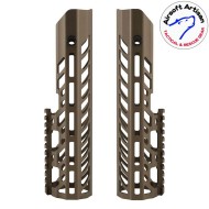 SUR300 Handguard set 10" Virtus LC DARK EARTH per Sig MCX Airsoft Artisan (aa-mcx-06-de)