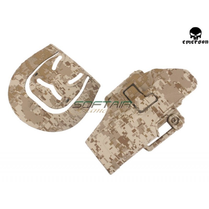 Quickly Pistol Holster Glock Serpa Digital Desert Emerson (cod.em6097dd)