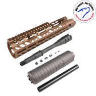 SUR300 Handguard set 12" Virtus LC DARK EARTH for Sig MCX Airsoft Artisan (aa-mcx-08-de)