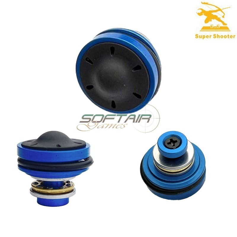 Testa Pistone Cuscinettata Silenziata In Alluminio Super Shooter (ss-pt0001)