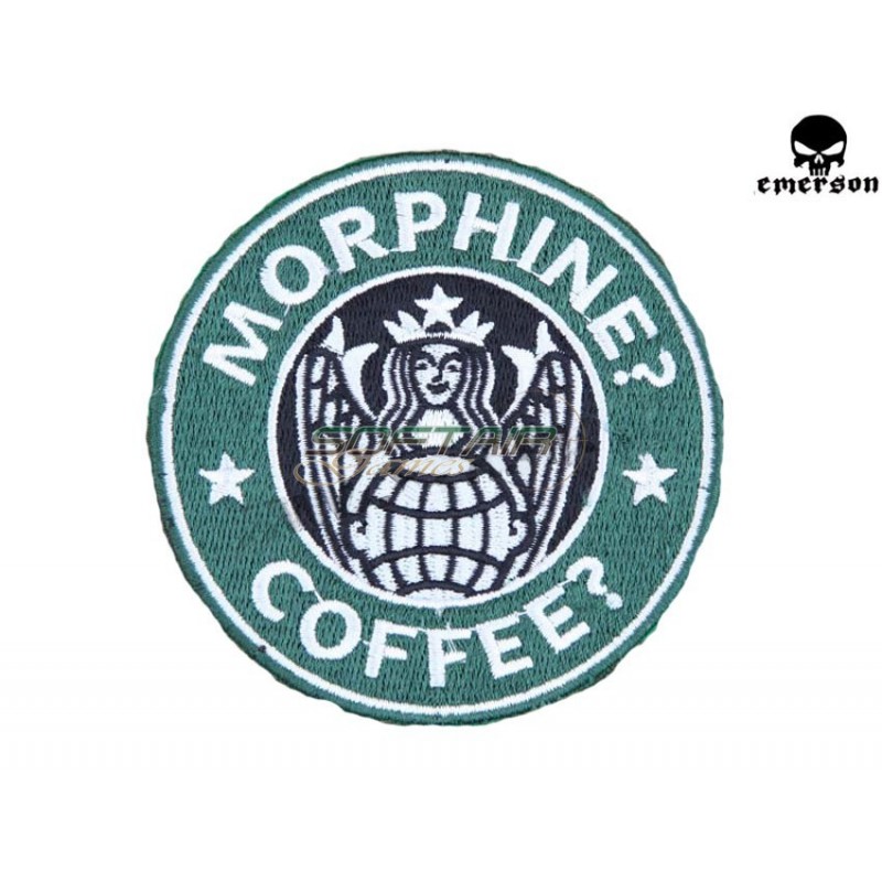 Patch Morphine Coffee Emerson (cod.em5481)