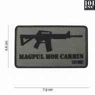 Patch 3d Pvc Carbine 101 Inc (cod.444130-3756)