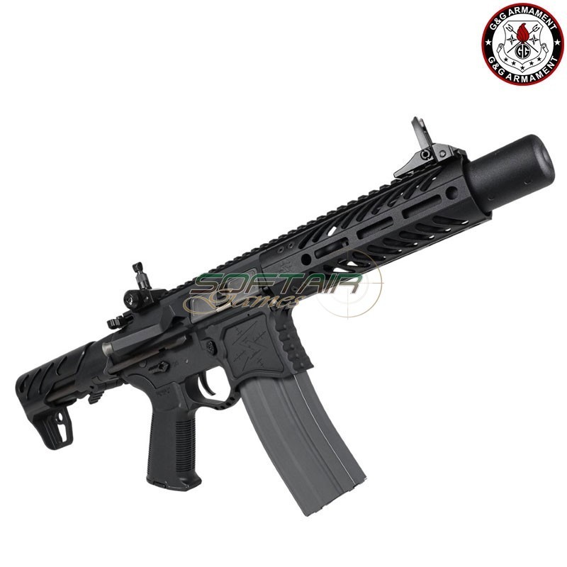 Aeg Electric Rifle FULL METAL SBR8 7" Suppressor NERO Emg Seekins Precision G&G (gg-sbr8-7)