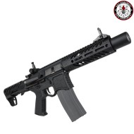 Fucile Elettrico Aeg FULL METAL SBR8 7" Suppressor NERO Emg Seekins Precision G&G (gg-sbr8-7)