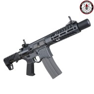 Aeg Electric Rifle FULL METAL SBR8 7" Suppressor GREY Emg Seekins Precision G&G (gg-sbr8g-7)