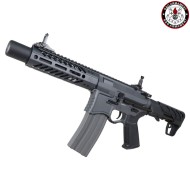 Aeg Electric Rifle FULL METAL SBR8 7" Suppressor GREY Emg Seekins Precision G&G (gg-sbr8g-7)