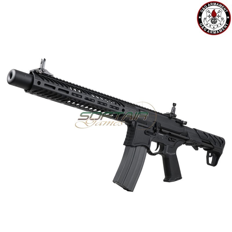Aeg Electric Rifle FULL METAL SBR8 12" Suppressor NERO Emg Seekins Precision G&G (gg-sbr8-12)