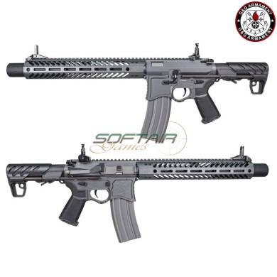 Fucile Elettrico Aeg FULL METAL SBR8 12" Suppressor GRIGIO Emg Seekins Precision G&G (gg-sbr8g-12)