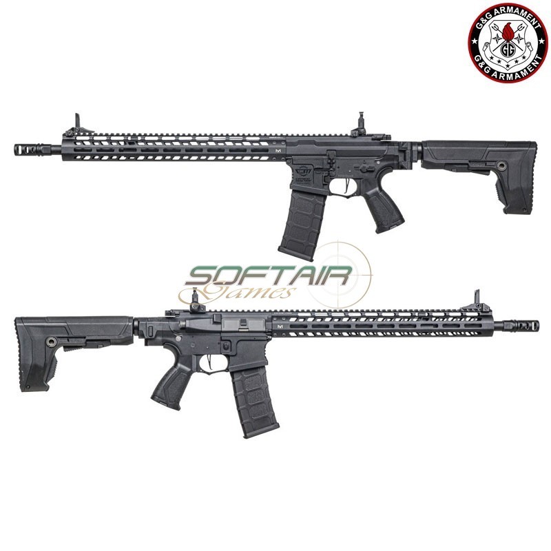 Fucile Elettrico Aeg CM16 SRF 16" NERO G&G (gg-cm16-srf16)