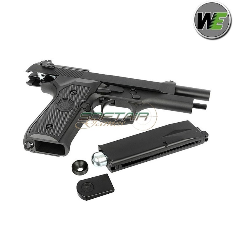 Co2 pistol BLACK M92 Standard V. Blowback We (we-02-001479) Co2 pistol BLACK M92 Standard V. Blowback We (we-02-001479)