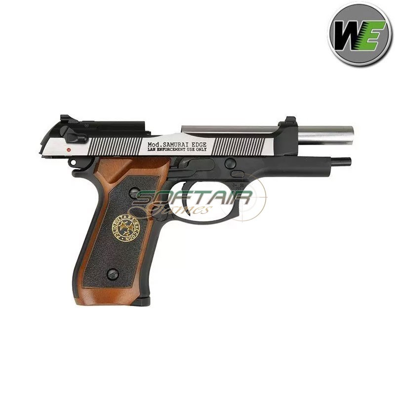 Pistola A Gas M92 Samurai Edge Biohazard BLACK We (we-w2058/002683)