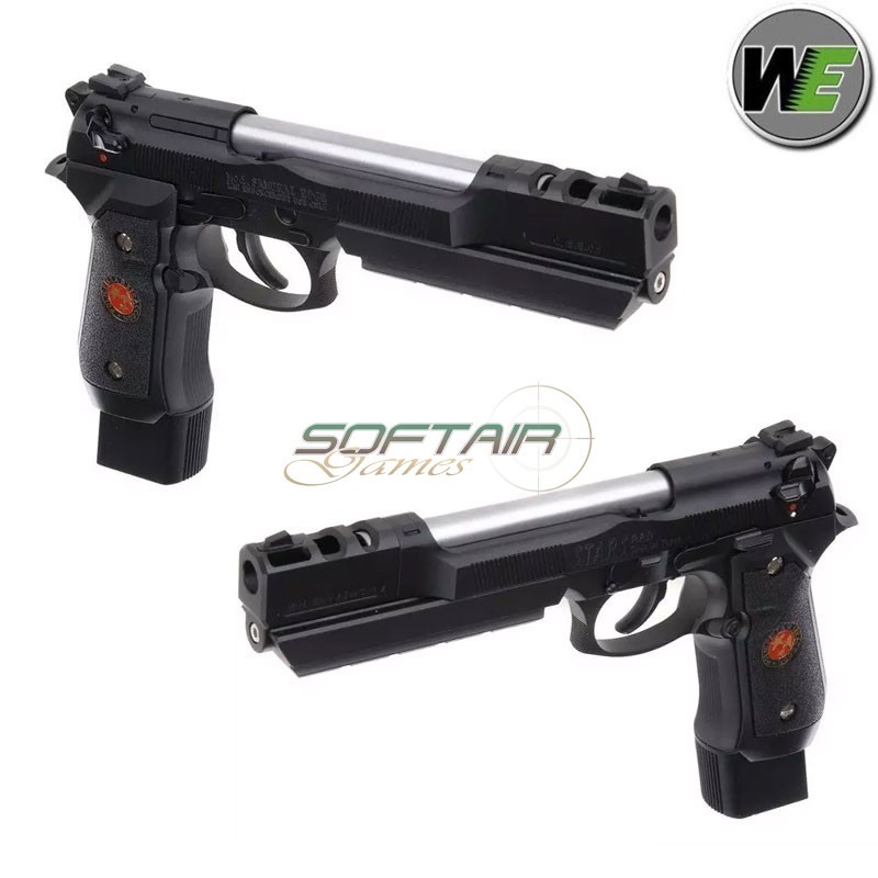 Pistola a GAS Barry Burton Samurai edge M9 GBB Full Auto Black We (we-02-003631)