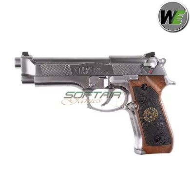 Pistola a GAS Samurai Edge Standard M9 V.2 Full Auto SILVER We (we-02-017095)