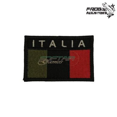 Patch ricamata ITALIA Black IR Frog Industries® (fi-emb-10-001-ir)
