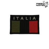 Patch ricamata ITALIA Black IR Frog Industries® (fi-emb-10-001-ir)