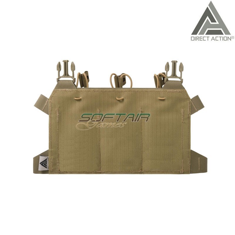 Triple rifle magazine Skeletonized 223 Flap Coyote Brown Direct Action® (da-po-dump-cd5-cbr)