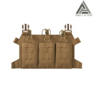 Triple rifle magazine Skeletonized 223 Flap Coyote Brown Direct Action® (da-po-dump-cd5-cbr)