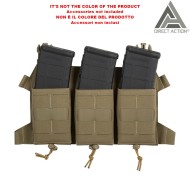 Triple rifle magazine Skeletonized Flap Coyote Brown Direct Action® (da-pc-skr3-cd5-cbr)