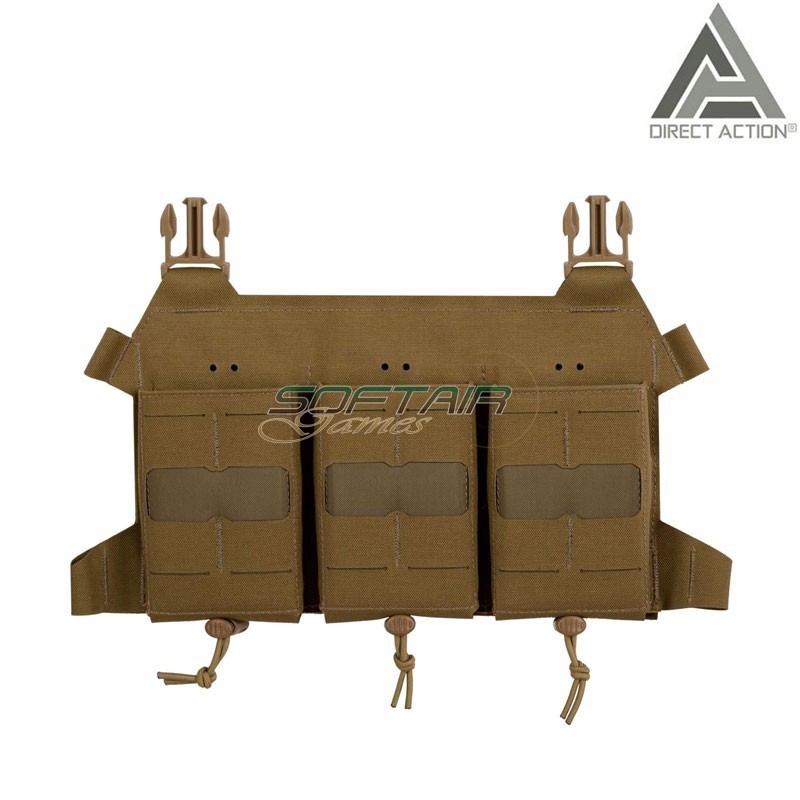 Triple rifle magazine Skeletonized Flap Coyote Brown Direct Action® (da-pc-skr3-cd5-cbr)