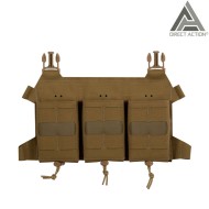 Porta caricatori tripla Skeletonized Flap Coyote Brown Direct Action® (da-pc-skr3-cd5-cbr)