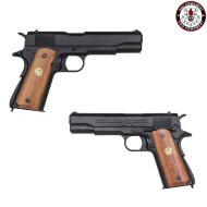 Pistola a Gas 1911 GPM1911 GP2 Black & Brown Grip G&G (gg-m1911-gp2)