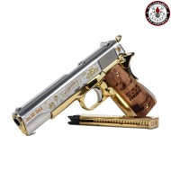 Pistola a Gas 1911 GPM1911 D-DAY Limited V. Gold & Silver G&G (gg-m1911-dday)
