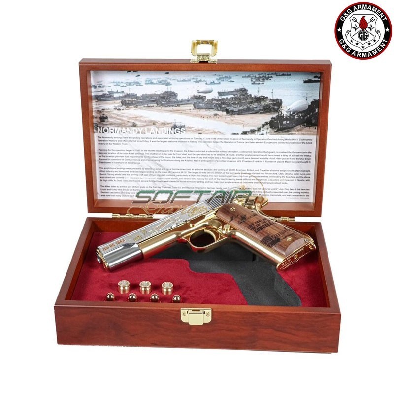 Pistola a Gas 1911 GPM1911 D-DAY Limited V. Gold & Silver G&G (gg-m1911-dday)