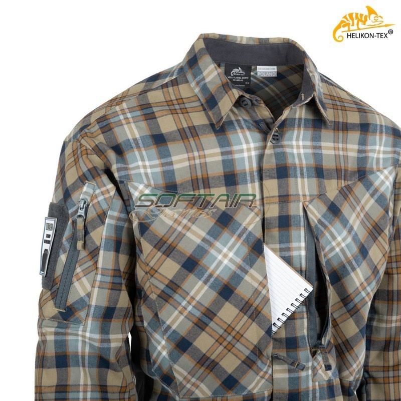 MBDU Flannel Shirt® Ginger Plaid Helikon-tex® (ht-ko-mbd-po-p2) MBDU Flannel Shirt® Ginger Plaid Helikon-tex® (ht-ko-mbd-po-p2)