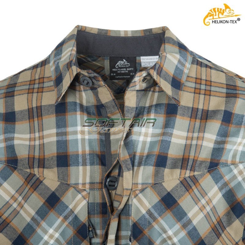MBDU Flannel Shirt® Ginger Plaid Helikon-tex® (ht-ko-mbd-po-p2) MBDU Flannel Shirt® Ginger Plaid Helikon-tex® (ht-ko-mbd-po-p2)