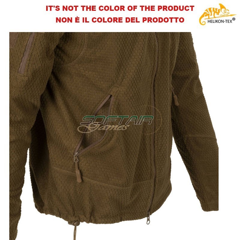 Fleece jacket mod. ALPHA TACTICAL Black Helikon-tex® (ht-bl-alt-fg-01)