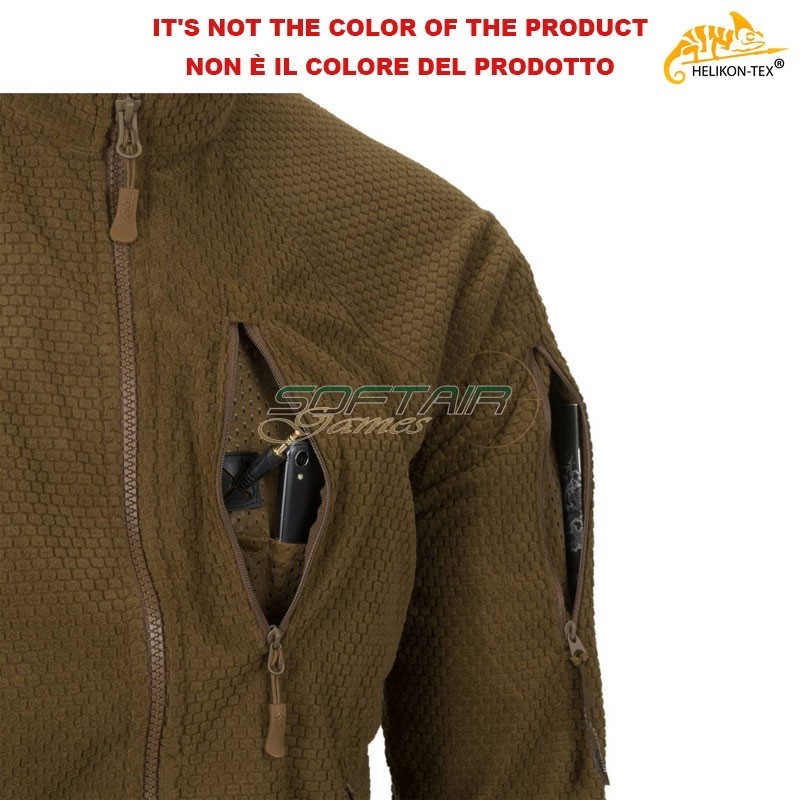 Fleece jacket mod. ALPHA TACTICAL Black Helikon-tex® (ht-bl-alt-fg-01)