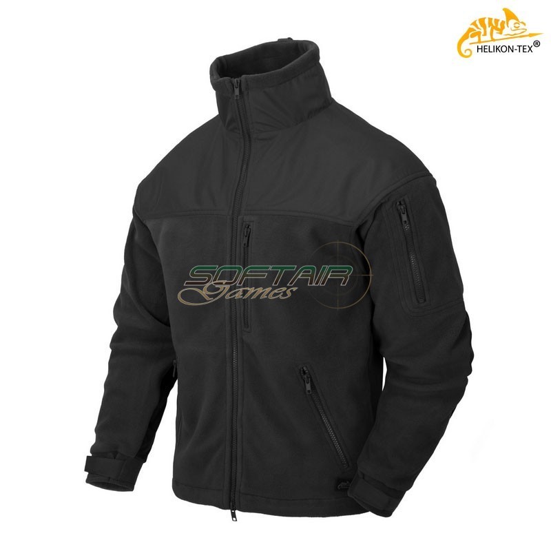 Giacca in pile mod. CLASSIC ARMY Black Helikon-tex® (ht-bl-caf-fl-01) Giacca in pile mod. CLASSIC ARMY Black Helikon-tex® (ht-bl-caf-fl-01)
