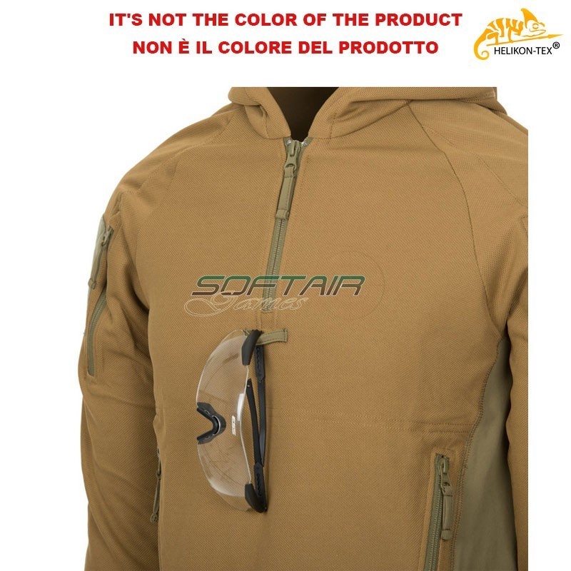 RANGE HOODIE® TopCool Olive Green / Black Helikon-tex® (ht-bl-brh-tc-0201a)