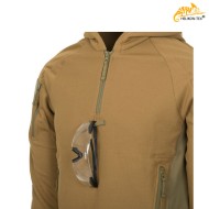 RANGE HOODIE® TopCool Coyote/Adaptive Green Helikon-tex® (ht-bl-brh-tc-1112a) RANGE HOODIE® TopCool Coyote/Adaptive Green Helikon-tex® (ht-bl-brh-tc-1112a)