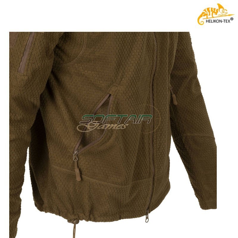 Giacca in pile mod. ALPHA TACTICAL Coyote Helikon-tex® (ht-bl-alt-fg-11)