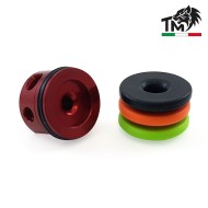 Testa cilindro in ERGAL con 3 PAD di battuta TopMax (tmmv2)