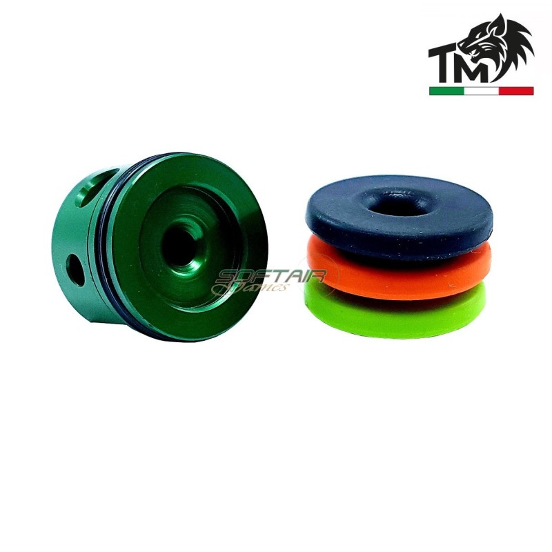 Testa cilindro in ERGAL per SRE con 3 PAD di battuta TopMax (tcmmv2-sre)